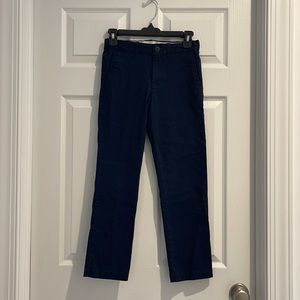 Crew Cuts boys navy khaki pants, size 10 slim cut